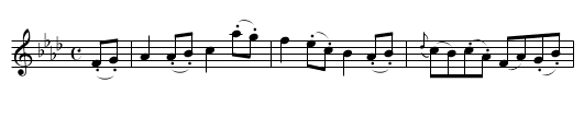 Foggy Dew [2], The - staff notation