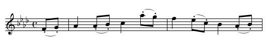 Foggy Dew [2], The - staff notation