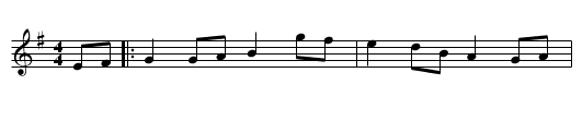 Foggy Dew, The  - staff notation