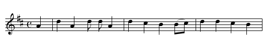 Foggy Dew, The  - staff notation