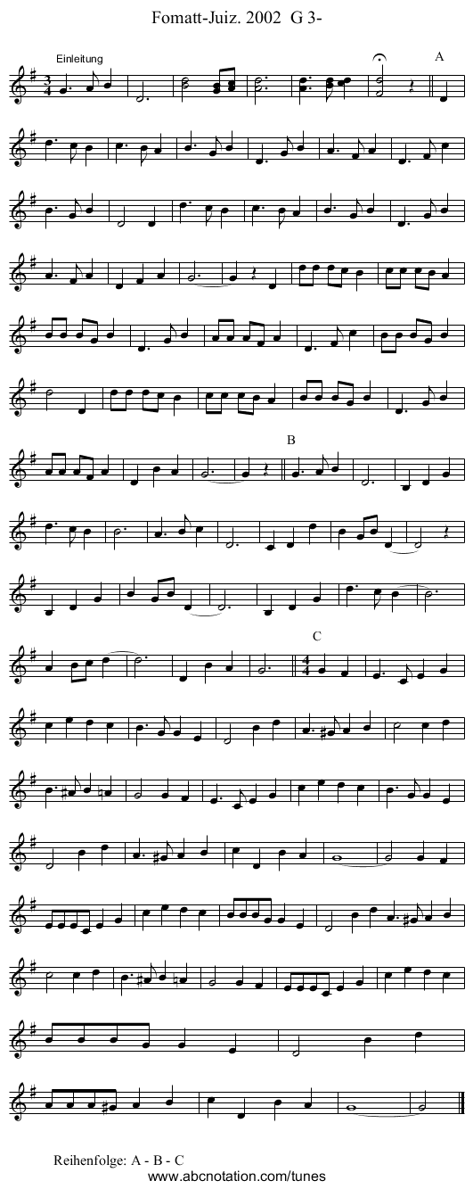 Fomatt-Juiz. 2002  G 3- - staff notation