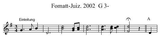 Fomatt-Juiz. 2002  G 3- - staff notation
