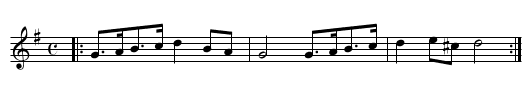 Foot March - staff notation