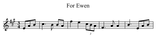 For Ewen - staff notation