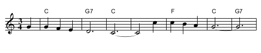 For These Are My Mountains - staff notation