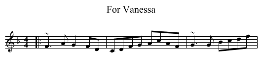 For Vanessa - staff notation
