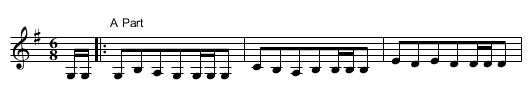 Fordwich Jig, The  - staff notation