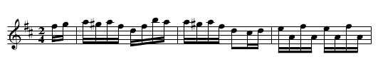 Forester's - staff notation