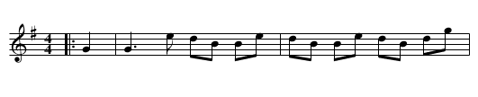 Forget me not - staff notation