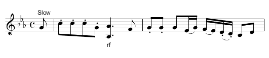 Forglen House, a Strathspey - staff notation