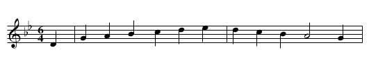Fort Mountjoy. PFD2.173 - staff notation