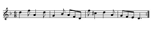 Fortescue's Fancy. JJo4.132 - staff notation