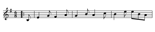 Forteviot Jig - staff notation