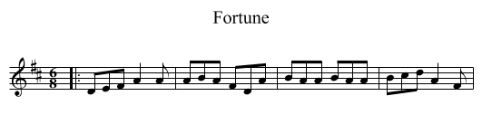 Fortune - staff notation