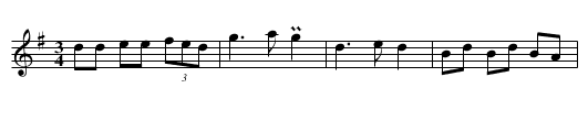 Forty Years Ago Waltz (2) - staff notation