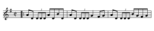 Four Courts, The - staff notation