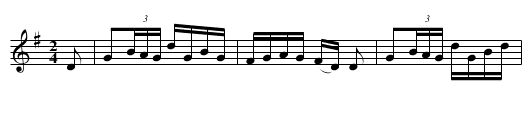 Four Hand Reel [1], The - staff notation