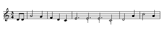 Four Loom Weave - staff notation