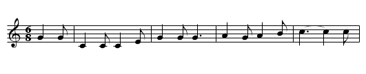 Four Old Whores - staff notation