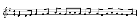 Four Up - staff notation