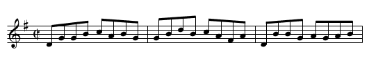 Fourpenny Bit, The - staff notation
