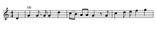 Fourteen Years of Age Version 1 of 2 - staff notation