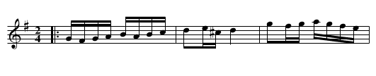 Fourth Revaley. JBut.054, The - staff notation