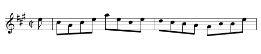 Fox Chase - staff notation