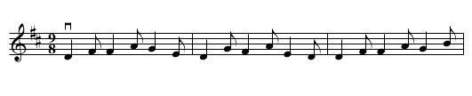Fox Hunters' -- Jig - staff notation