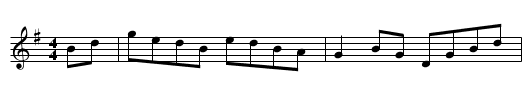 Fox on the Town, The - staff notation