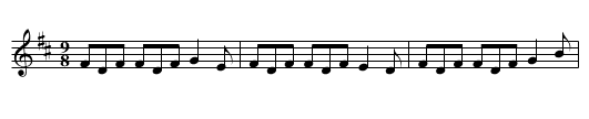 Foxhunter's Jig, The - staff notation
