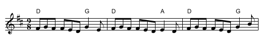 Foxhunter's Jig, The - staff notation