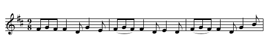 Foxhunter's Jig, The - staff notation