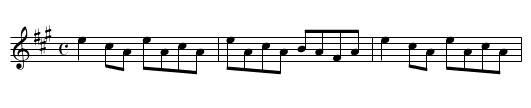 Foxhunter's - staff notation