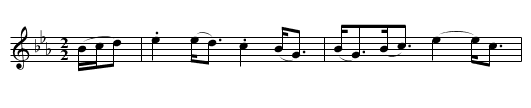 Fox's Sleep, The - staff notation