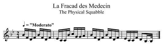 Fracad des Medecin, La - staff notation
