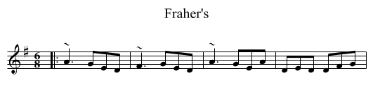 Fraher's - staff notation