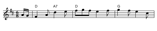 Fram Apon Him - staff notation