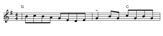 Francis John McGovern - staff notation