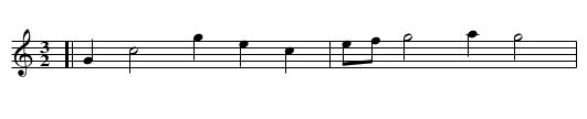Frank and easy - staff notation
