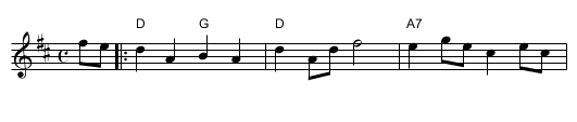 FRANK COLLINS' FIRST POLKA - staff notation