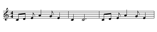 Frankie and Johnnie - staff notation