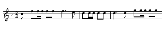 Franklin Quick Step - staff notation
