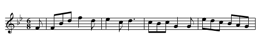 FRANKLIN SETT (tune 1) - staff notation