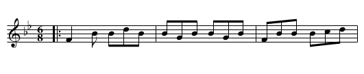 FRANKLIN SETT (tune 4) - staff notation