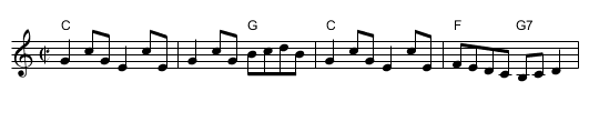 Frank's Pink Fiddle - staff notation