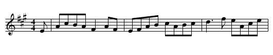 Frank's Reel - staff notation