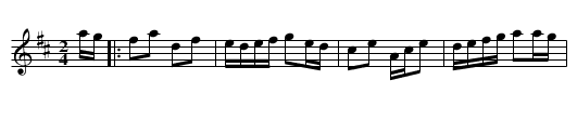 Frans Olssons Kadrilj - staff notation
