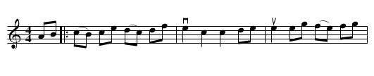 Fransk shottis - staff notation