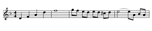 Frayleleh - staff notation